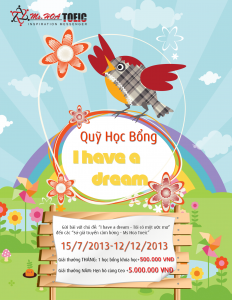 Ms Hoa TOEIC's Dream Scholarship - Quỹ học bổng ước mơ Ms Hoa TOEIC