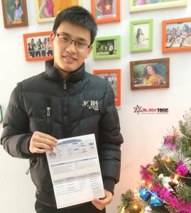 Chúc mừng Đăng Minh - 800 TOEIC