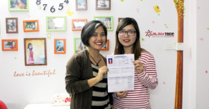 Vinh danh Nguyễn Thị Yến - Học viên lớp TOEIC A nỗ lực đạt 865 TOEIC