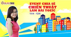 HOT - Event chia sẻ Chiến thuật làm bài và Mẹo tránh bẫy bài thi TOEIC - Khai trương cơ sở 3 Ms Hoa TOEIC HCM