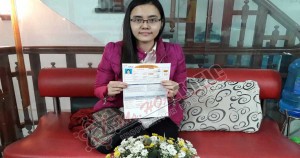 Về đích thành công, Lê Mai Hương mang về tấm bằng 870 TOEIC 