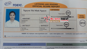 Mục tiêu rõ ràng giúp cô sinh viên trường Báo cán đích 815 Toeic chỉ sau 2 tháng