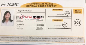 Khối A thì sao, vẫn tăng 400 TOEIC điểm chỉ sau 2 tháng