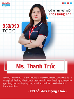 Ms. Thanh Trúc - Giáo viên miền Nam