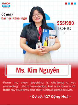 Ms. Kim Nguyên - Giáo viên miền Nam