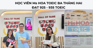 Bí mật sau 935 TOEIC 4 kỹ năng & 925 L&R: Ms Hoa 3/2 kiến tạo thành công