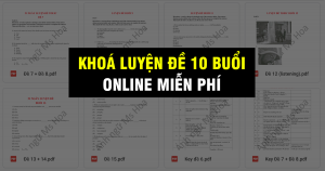 Khoá Luyện đề TOEIC Online Miễn phí 100% - Anh ngữ Ms Hoa 