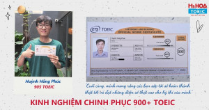SINH VIÊN NGÀNH DƯỢC CHIA SẺ KINH NGHIỆM ĐẠT 900+ TOEIC 