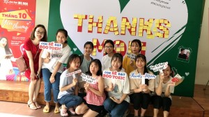 Anh ngữ Ms Hoa đồng hành cùng các bạn sinh viên thổ lộ 
